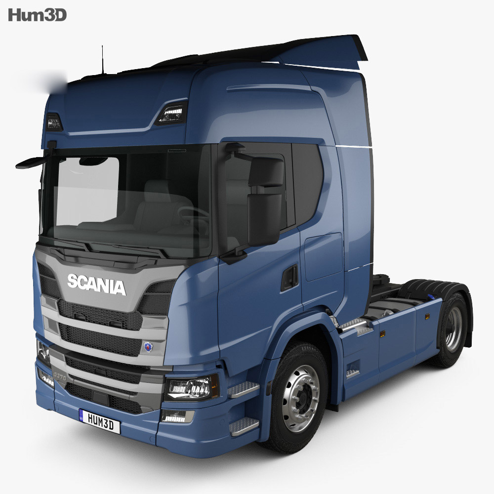 Scania G Tractor Truck 2016 3D model Vehicles on Hum3D