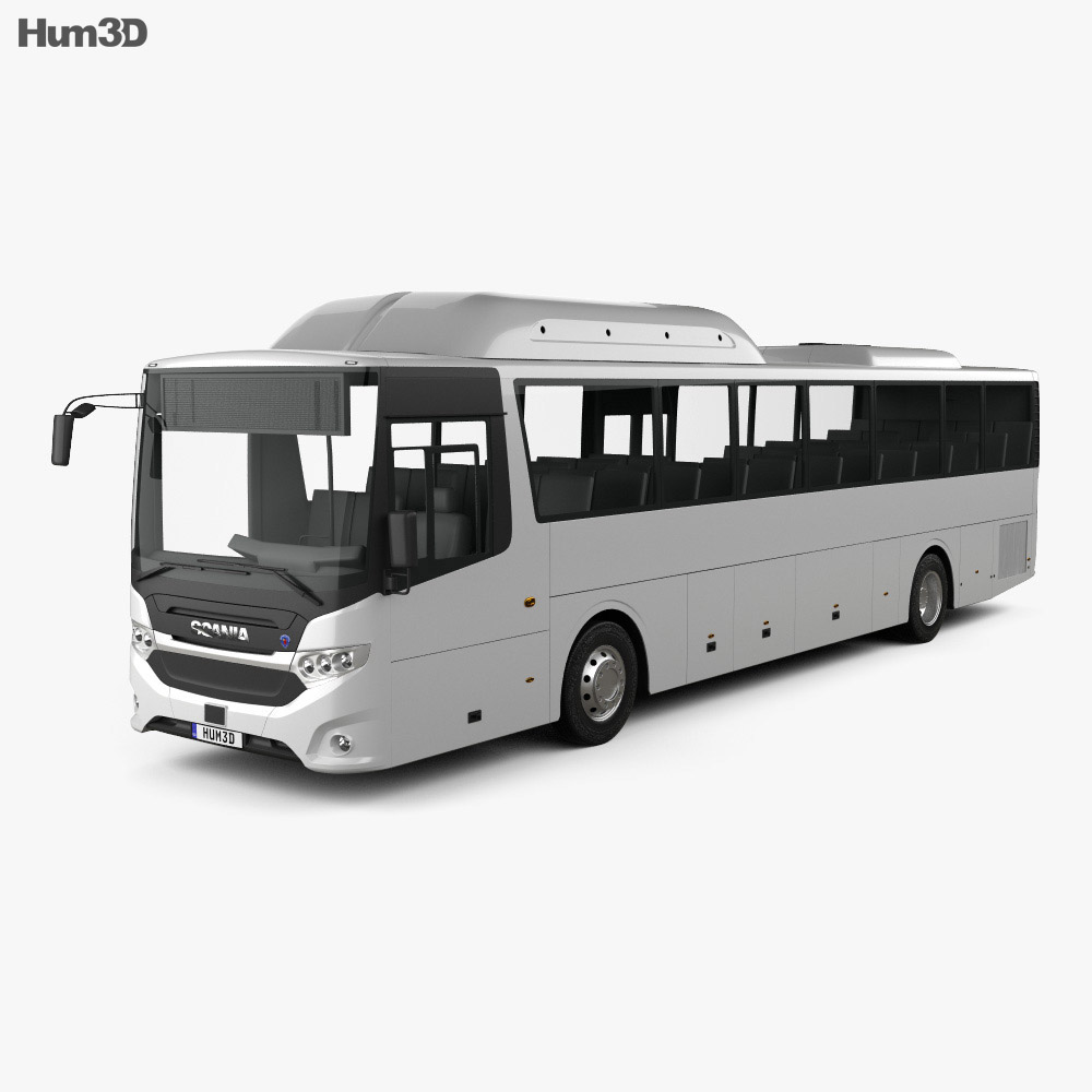 Scania Interlink Bus 2015 3D model - Vehicles on Hum3D