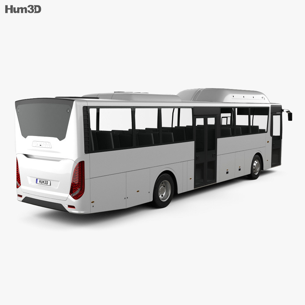 Scania Interlink Bus 2015 3D model - Vehicles on Hum3D