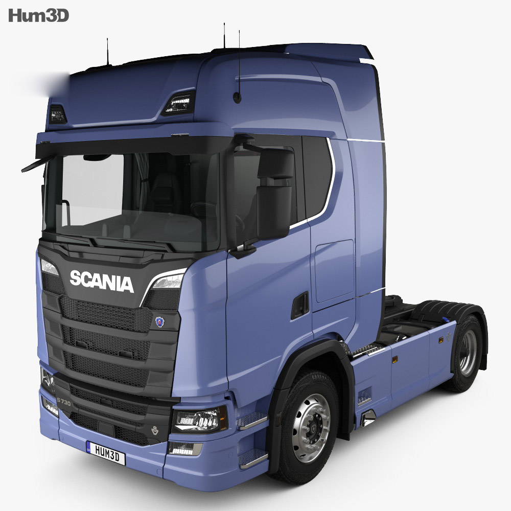 Scania S Highline Tractor Truck 2 Axle With Hq Interior 2016 Scania S Highline Tractor Truck 2 Axle With Hq Interior 2016 Model
