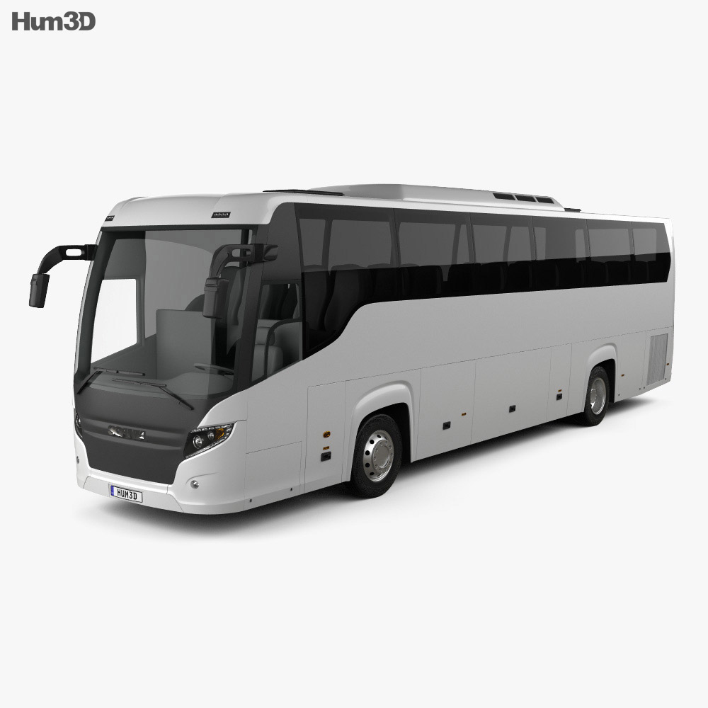 Scania Touring Bus 2009 3D model - Vehicles on Hum3D