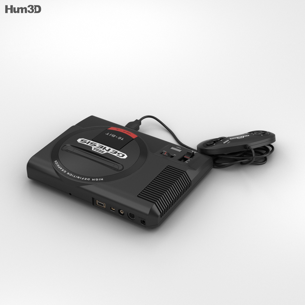 Sega Genesis 3d model