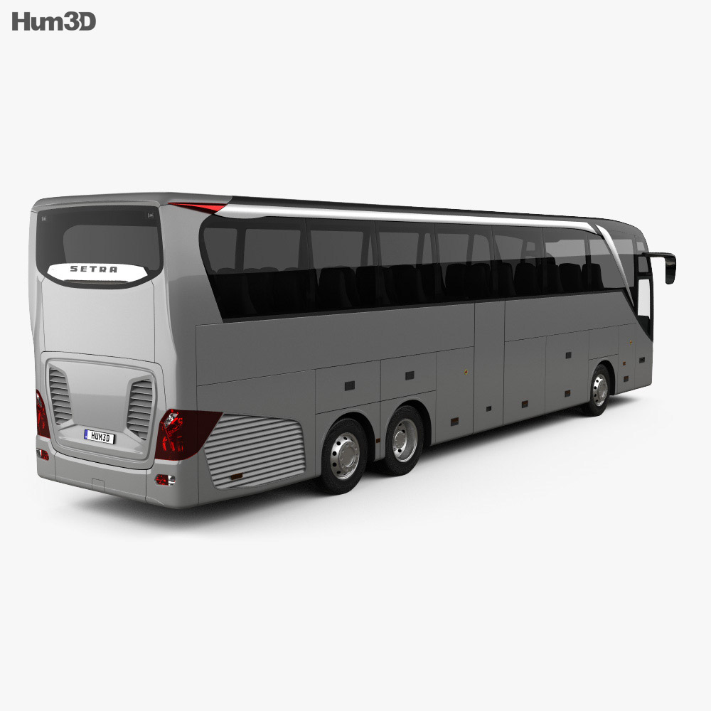 Setra S 516 HDH Ônibus 2013 Modelo 3d vista traseira