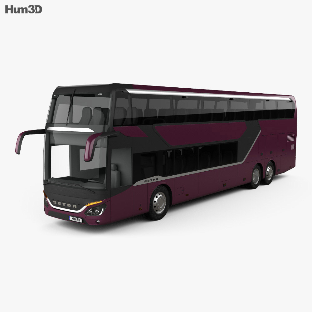 Setra S 531 DT Bus 2018 3D-Modell