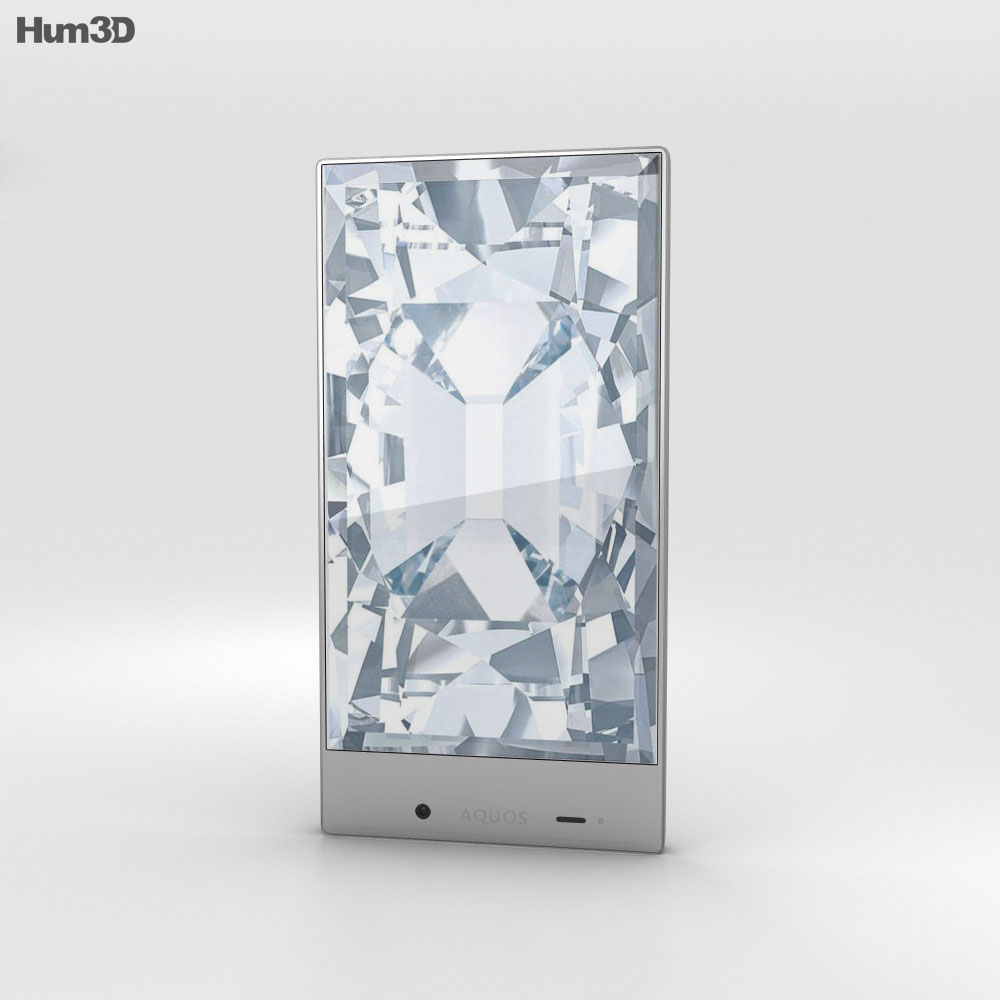 Sharp Aquos Crystal Blue 3d model