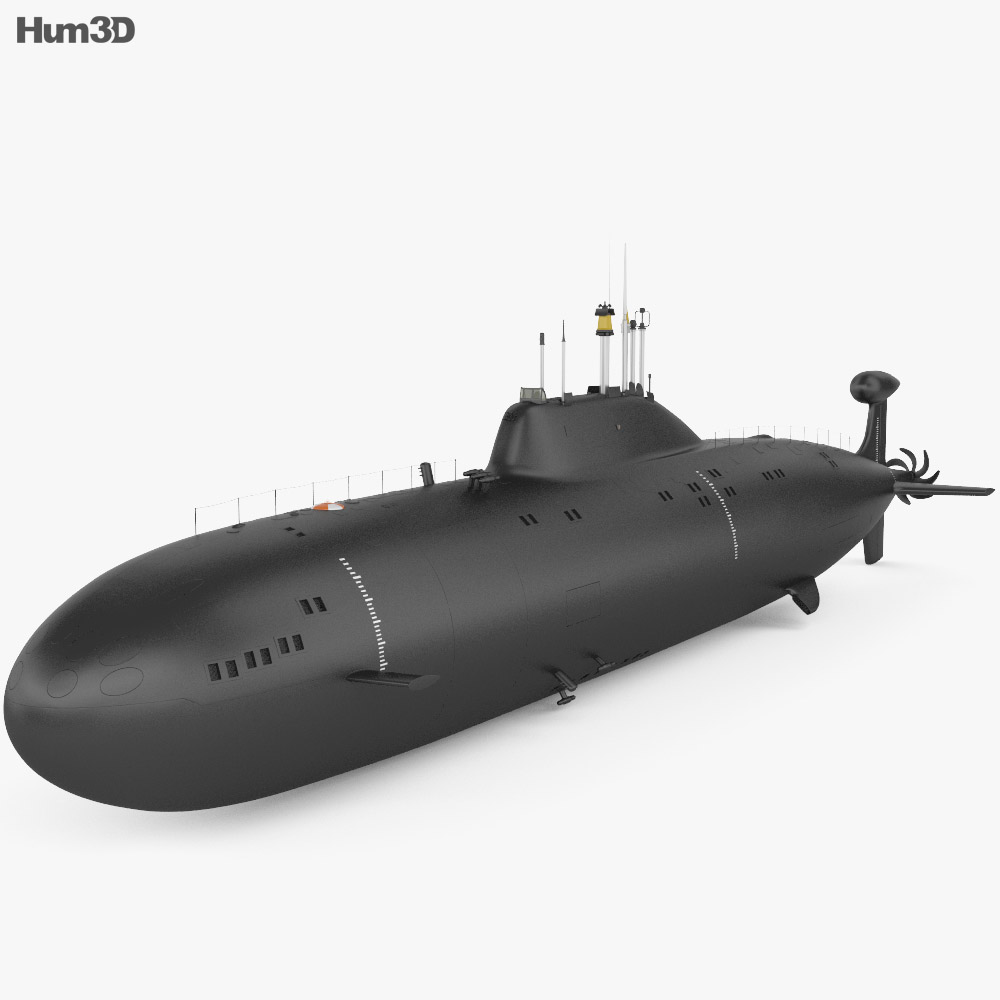 Akula-class U-Boot 3D-Modell