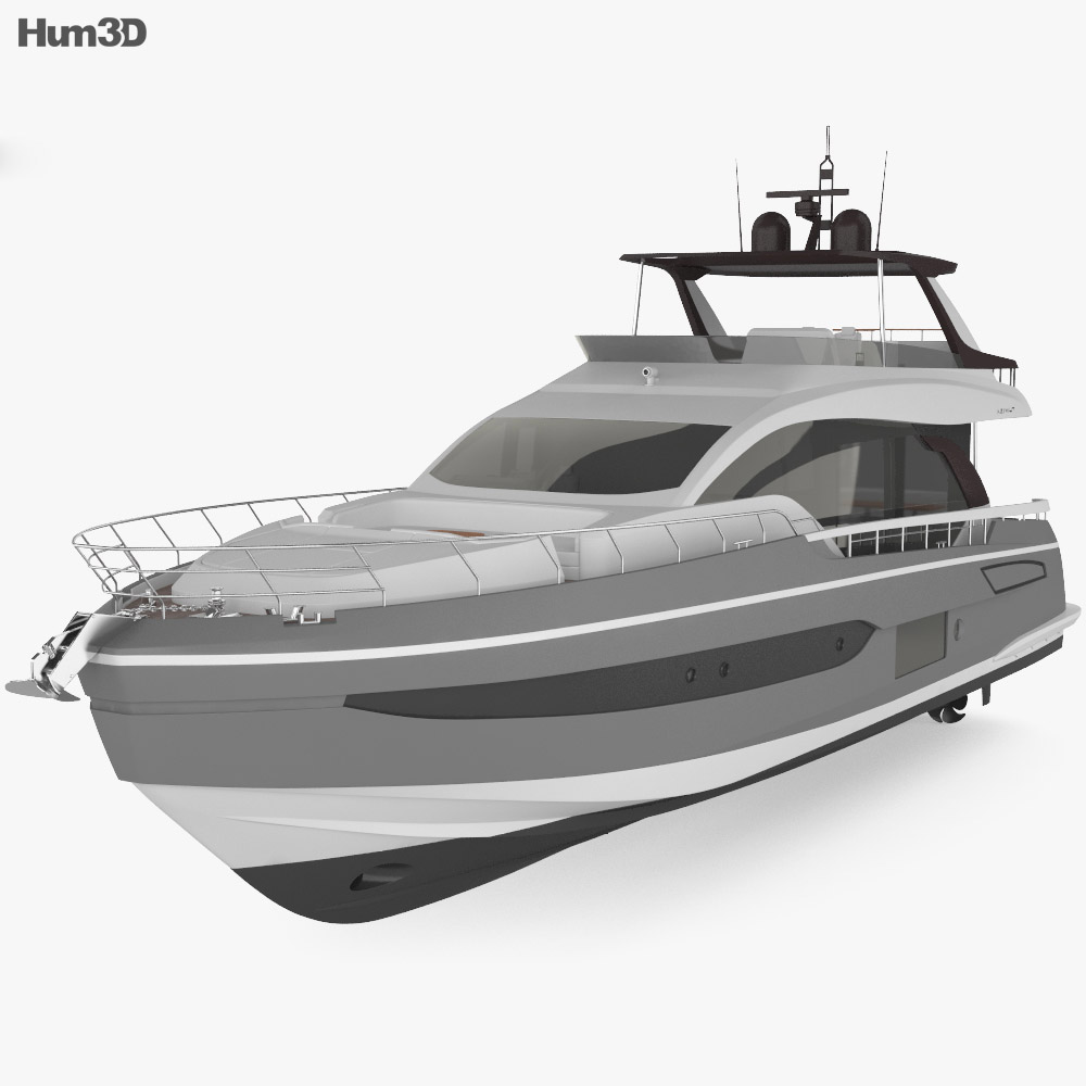 Azimut 78 Yacht Modello 3D