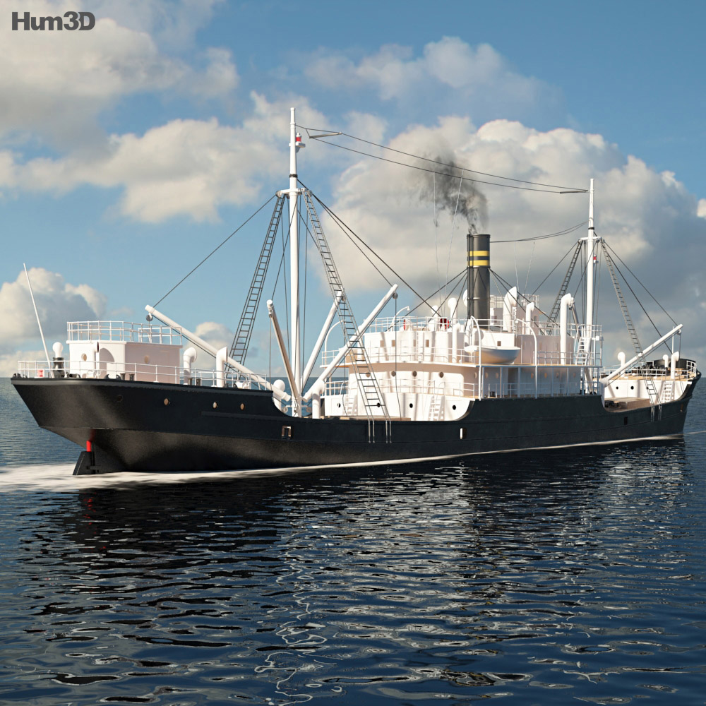 Ferris Cargo Ship 3d model