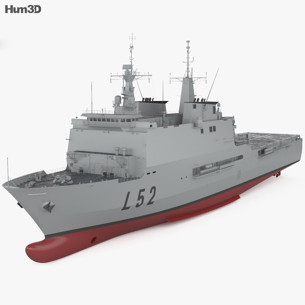 ガリシア級揚陸艦 3Dモデル