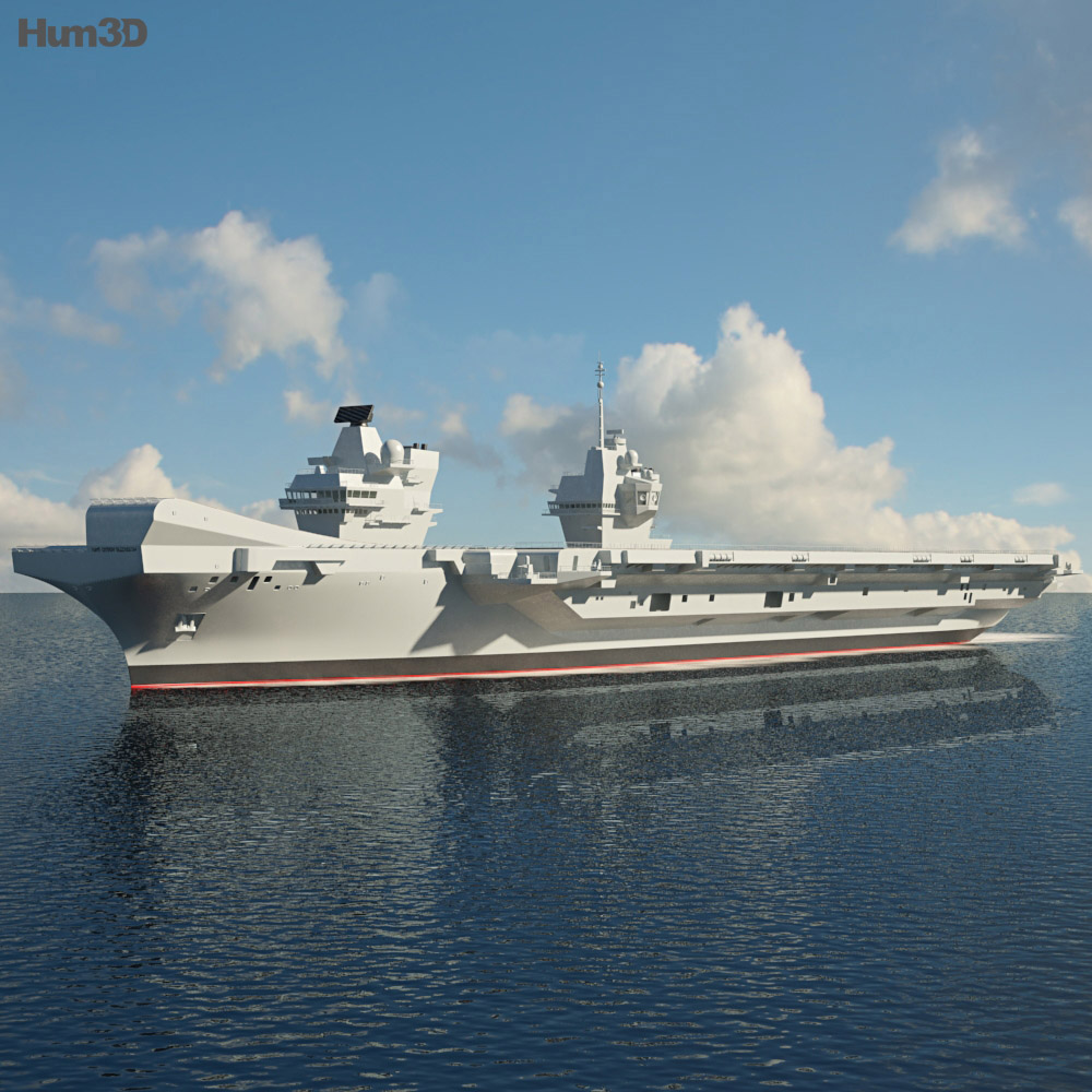 HMS Queen Elizabeth Modelo 3d