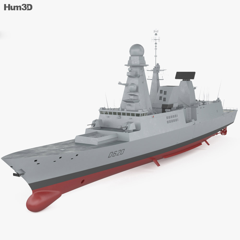 Horizon-Klasse Fregatte 3D-Modell