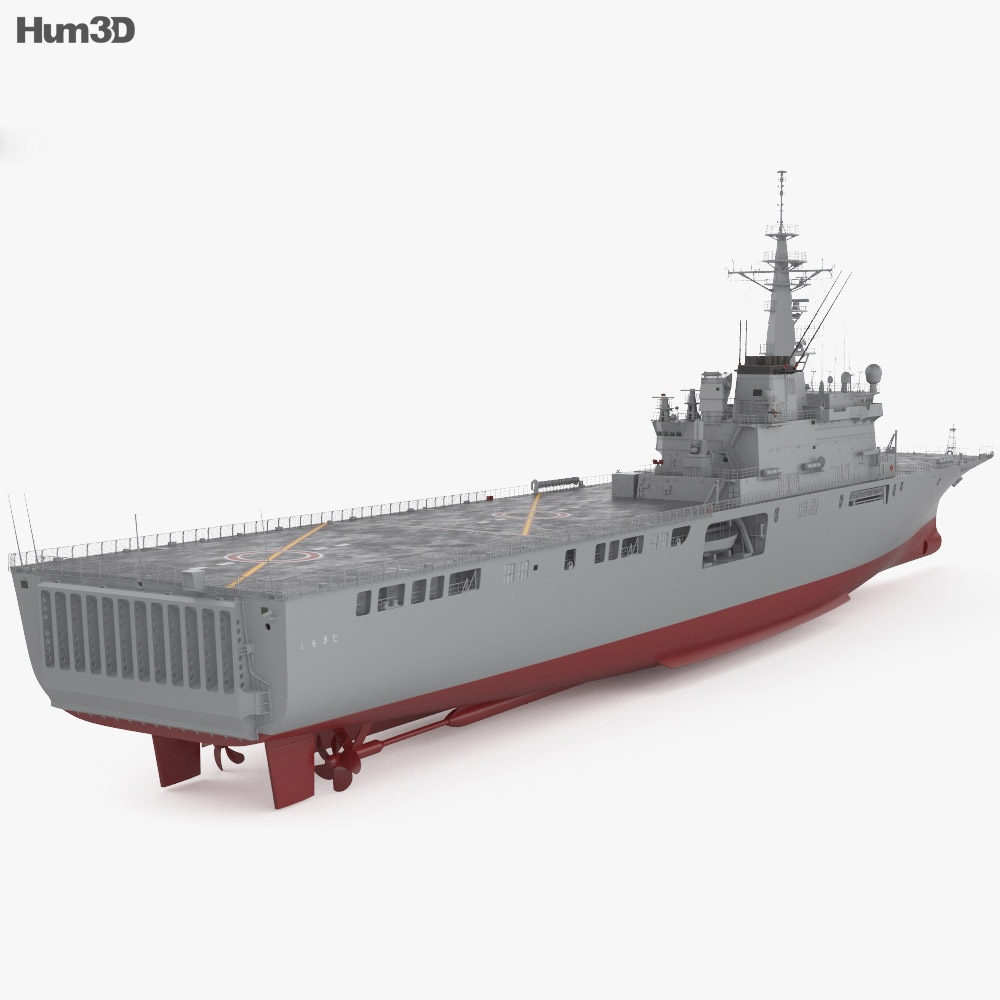 Osumi-class tank landing ship 3D model - Ship on Hum3D