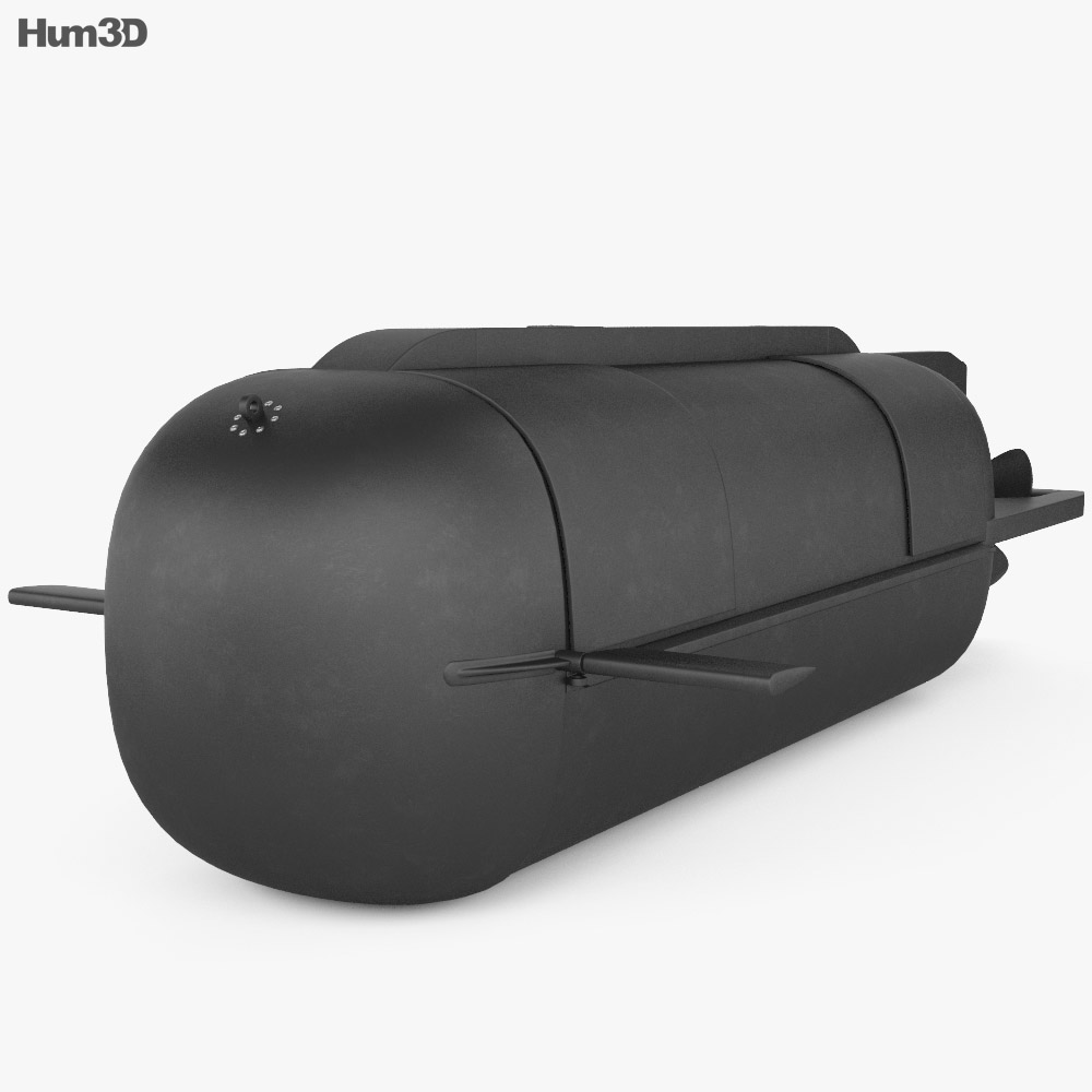 SEAL輸送潜水艇 3Dモデル