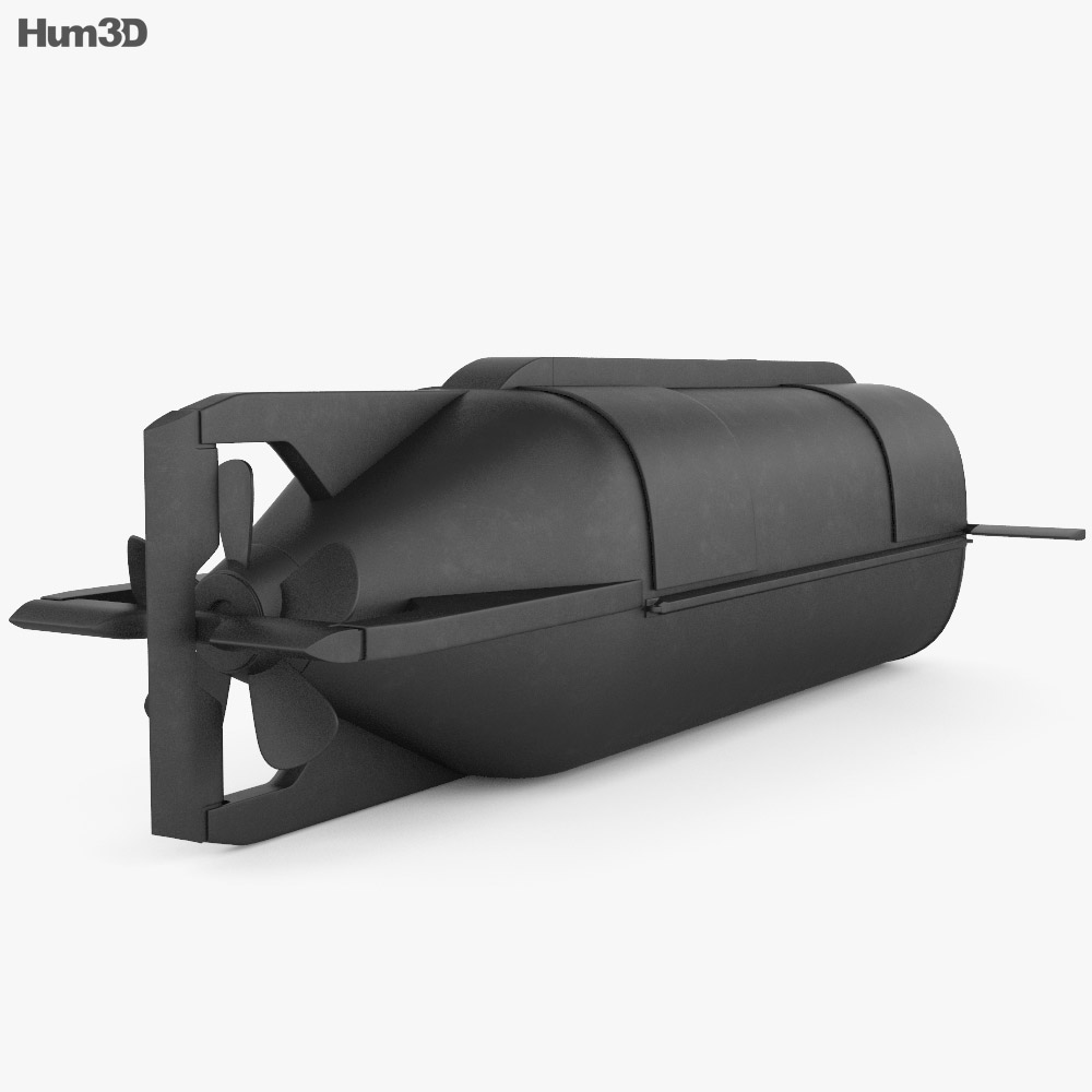 SEAL輸送潜水艇 3Dモデル
