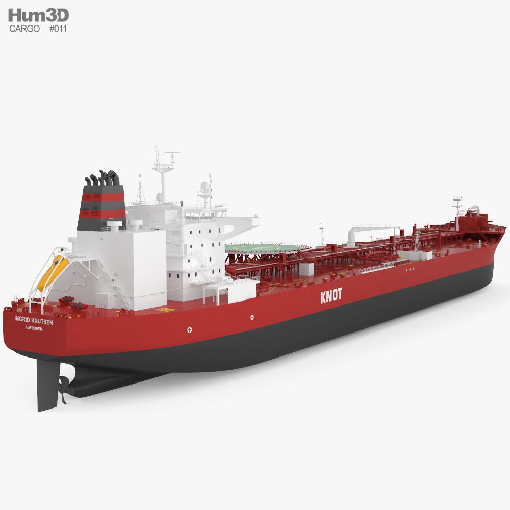 Shuttle Tanker Ingrid Knutsen 3d model
