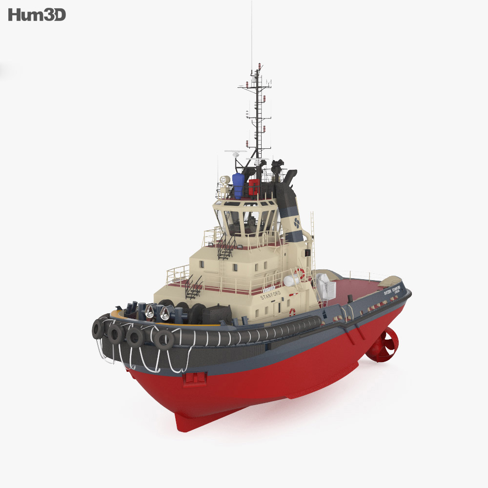 Tugboat Svitzer Stanford 3D-Modell