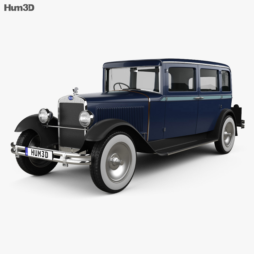 Skoda 645 Limousine 1930 3d model