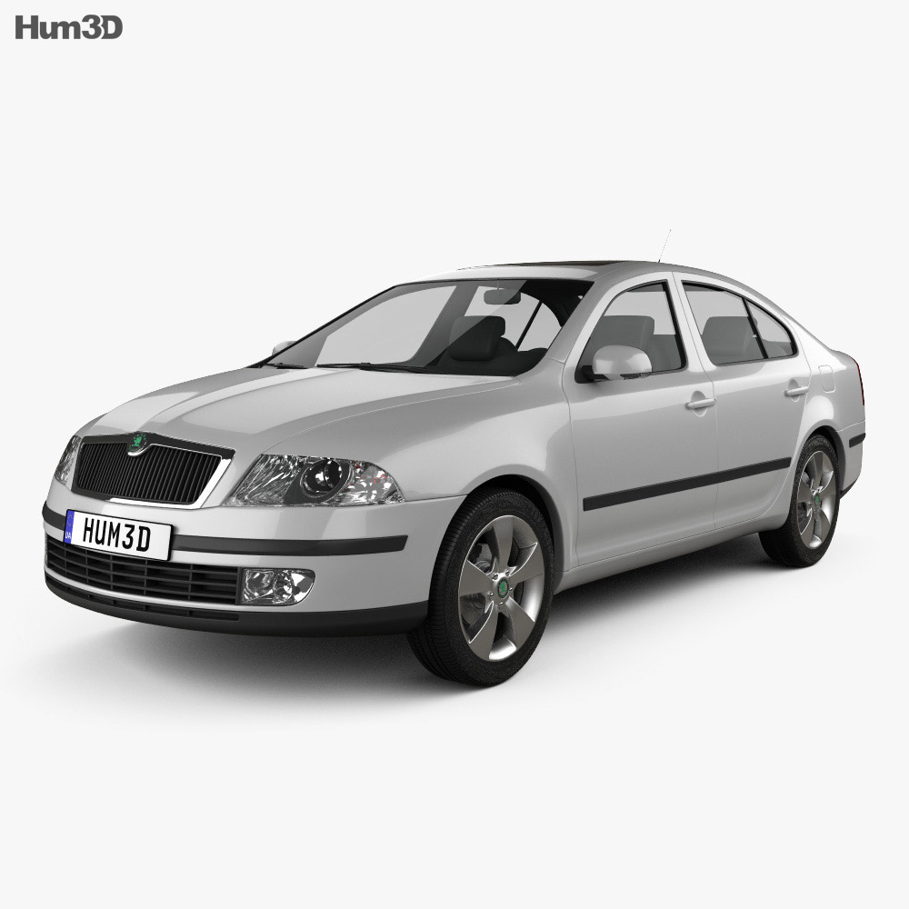 Skoda Octavia liftback 2013 3d model
