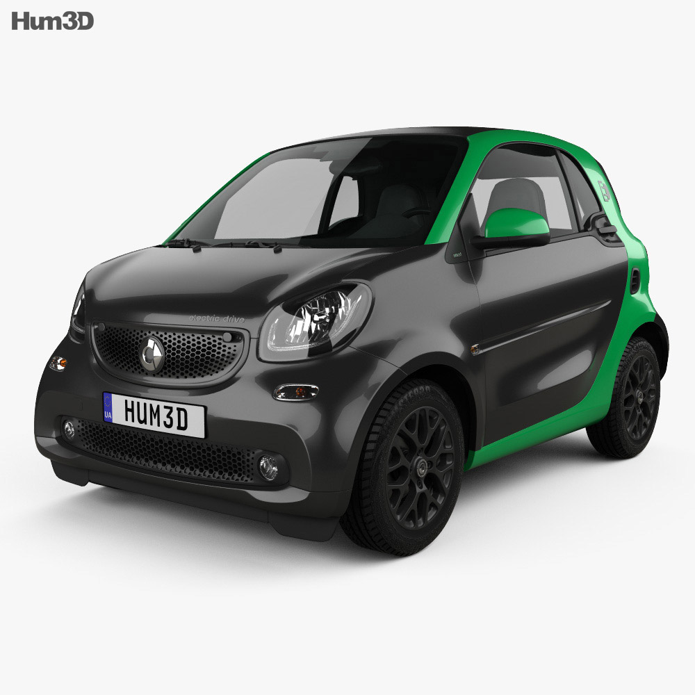 Smart ForTwo Electric Drive coupe 2020 3d model