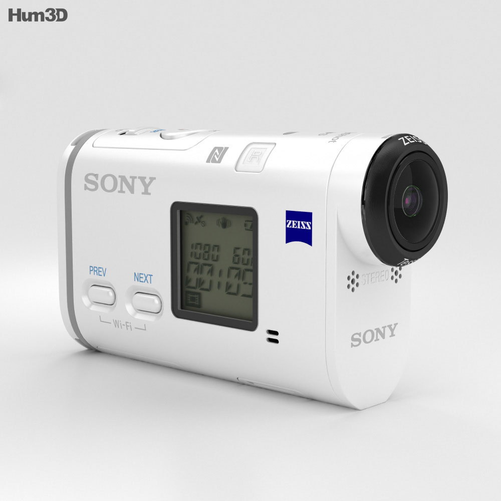Sony Action Cam FDR-X1000V 4K Modelo 3d