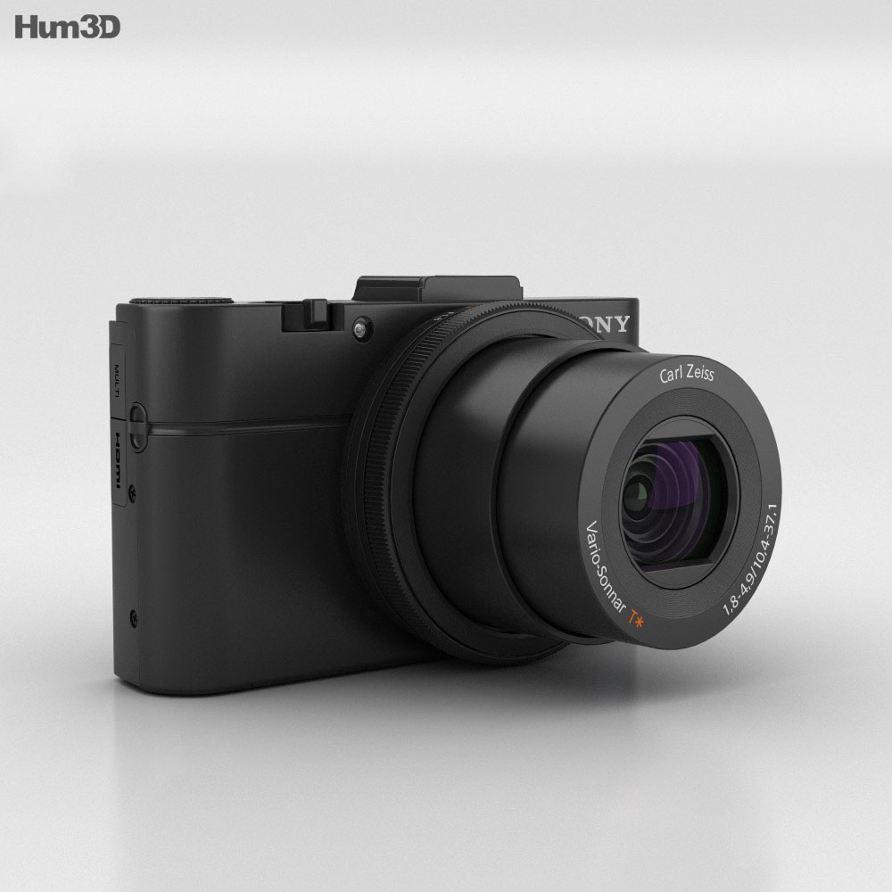Sony Cyber-shot DSC-RX100 II 3D模型- 电子产品on Hum3D