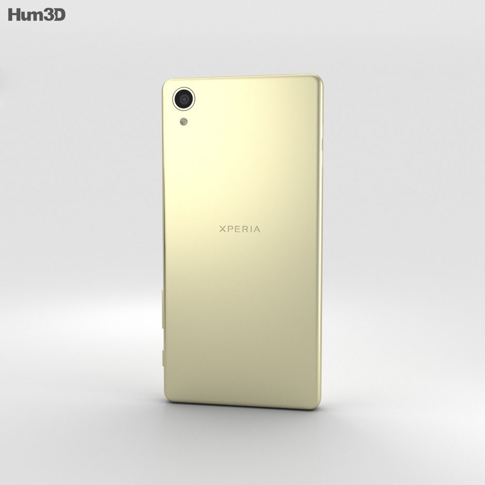Sony Xperia X Performance Lime Gold 3d model