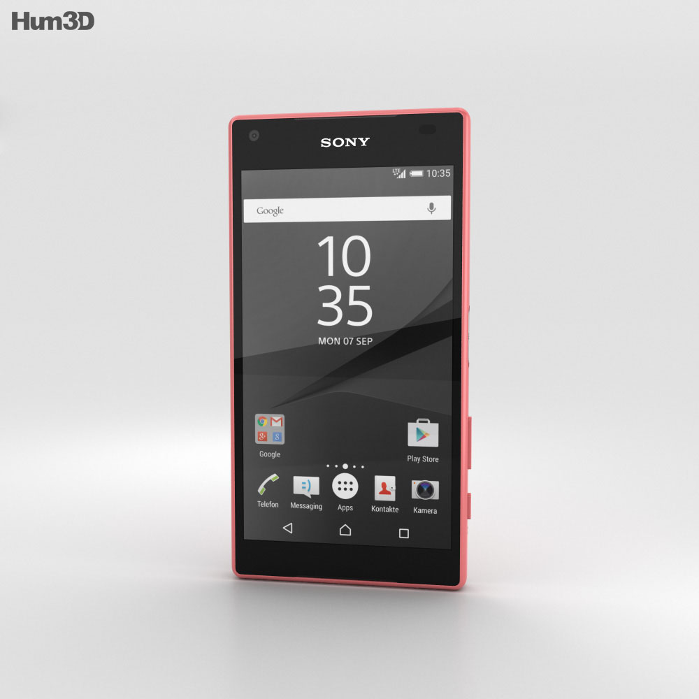 Sony Xperia Z5 Compact Coral 3d model