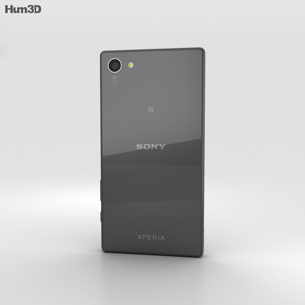 Sony Xperia Z5 Compact Graphite Black 3D model - Electronics on Hum3D