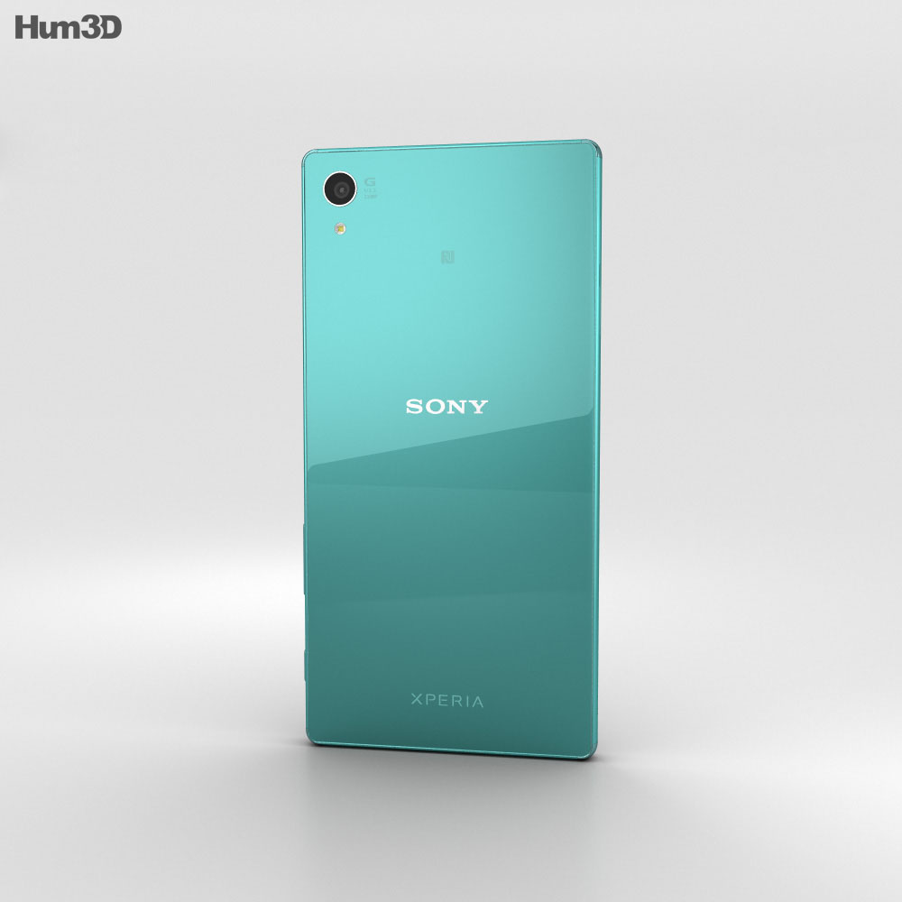 Sony Xperia Z5 Green 3d Model Electronics On Hum3d