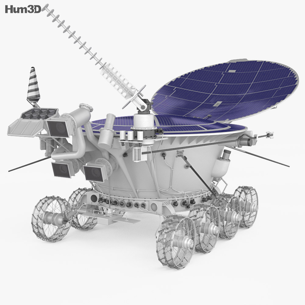 Lunokhod 2 Modelo 3d
