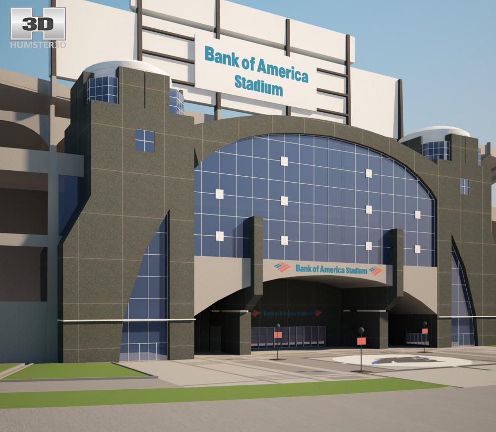 Bank of America Stadium 3d model