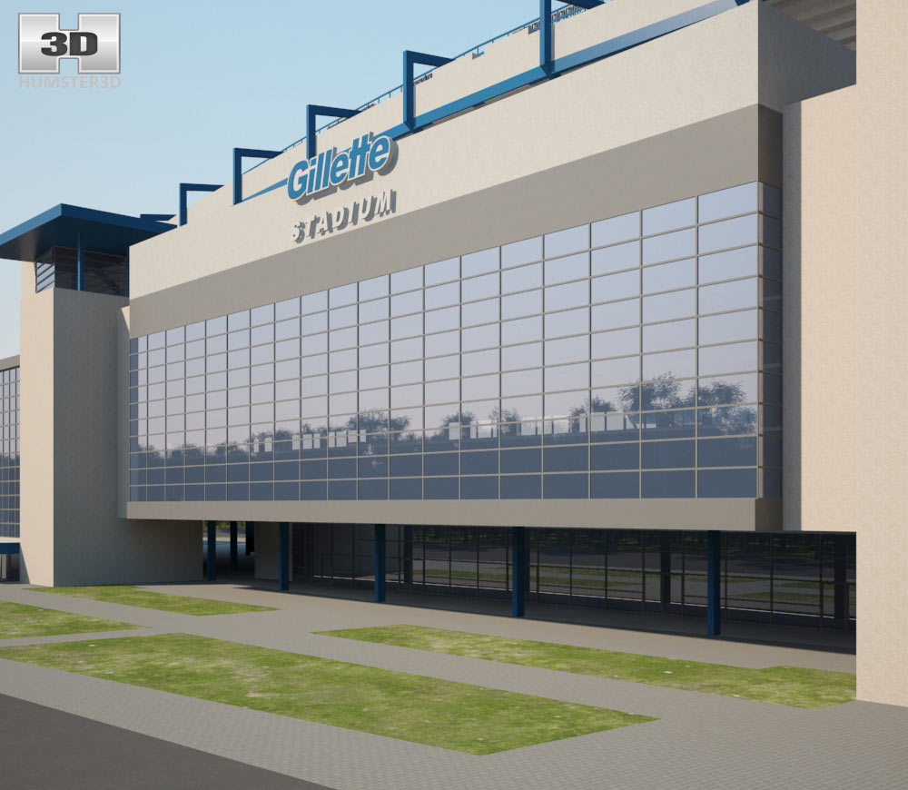 Gillette Stadium 3d model