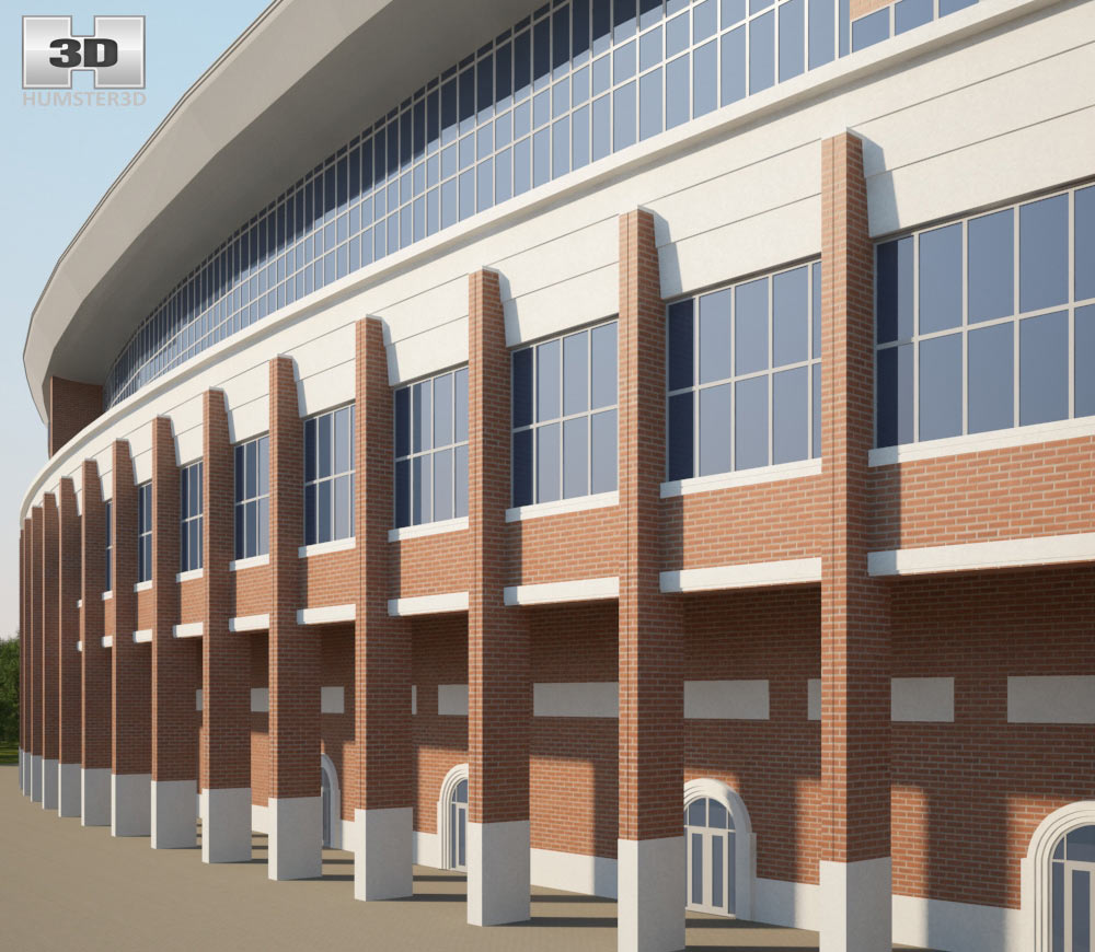 TCF Bank Stadium 3d model