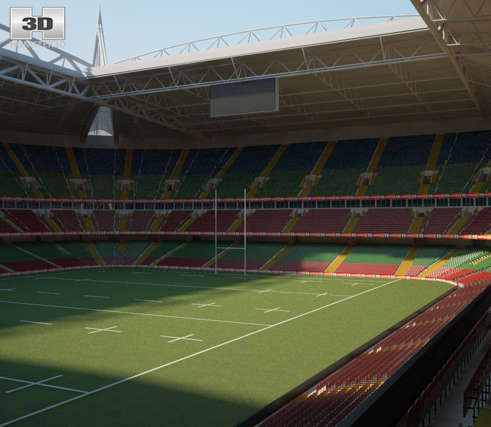 Millennium Stadium 3d model