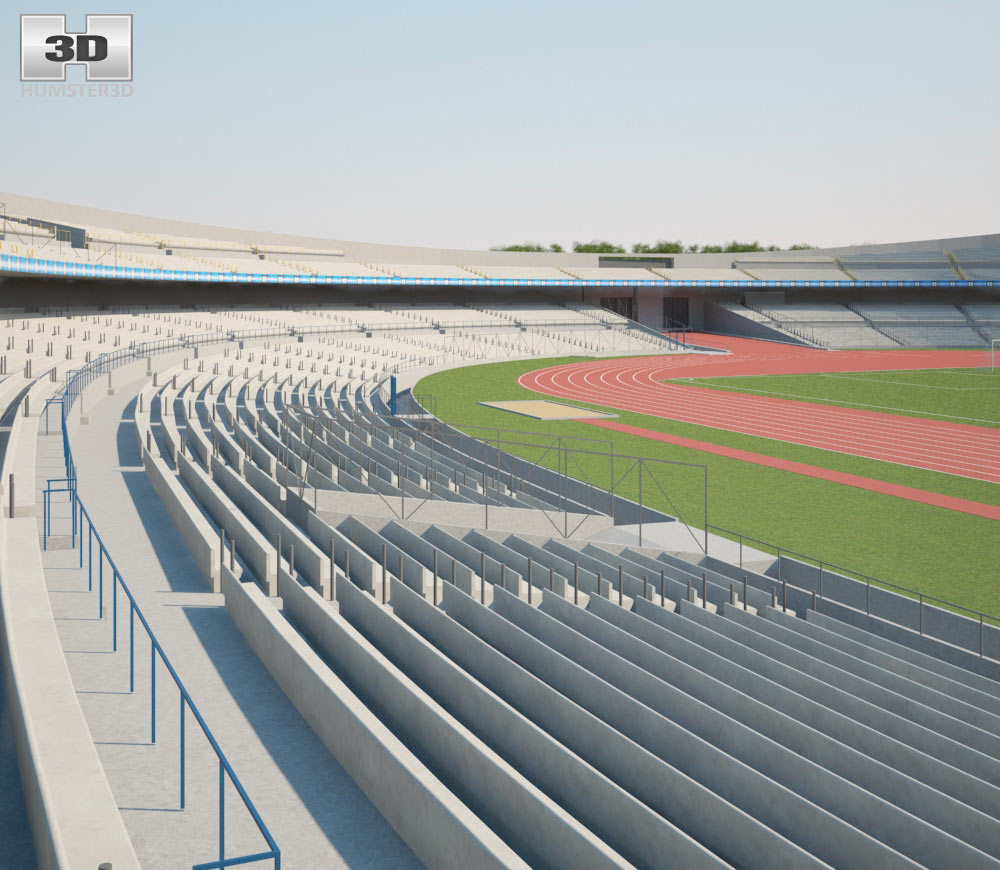 Олімпійський стадіон у Мехіко 3D модель