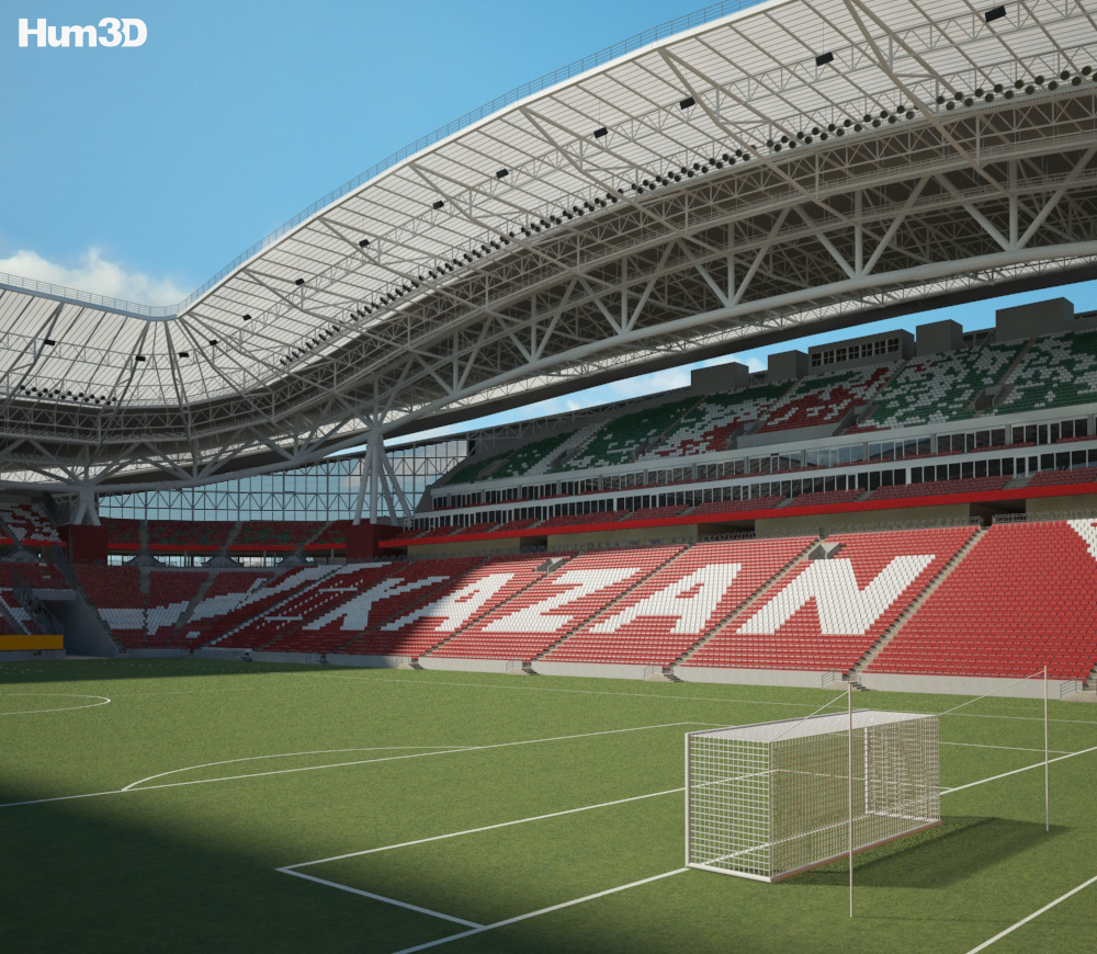 Kazan Arena 3dモデル 建築 On Hum3d