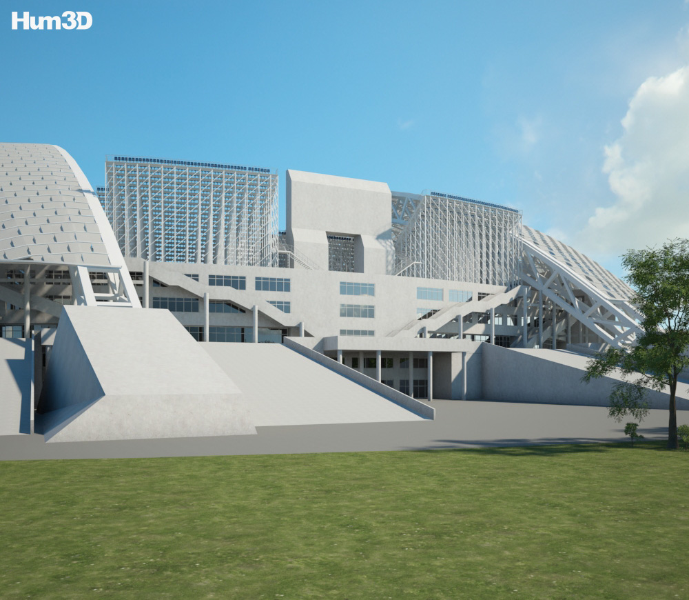 フィシュト オリンピックスタジアム 3dモデル 建築 On Hum3d