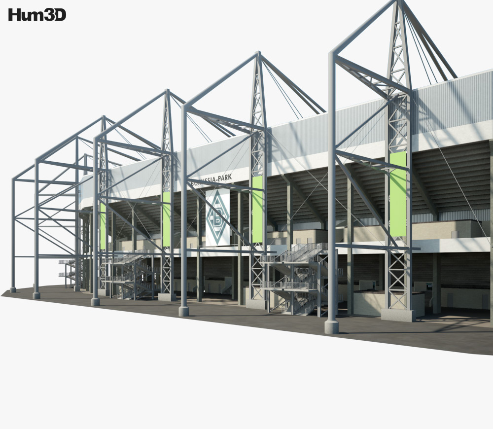 Borussia Park 3d model
