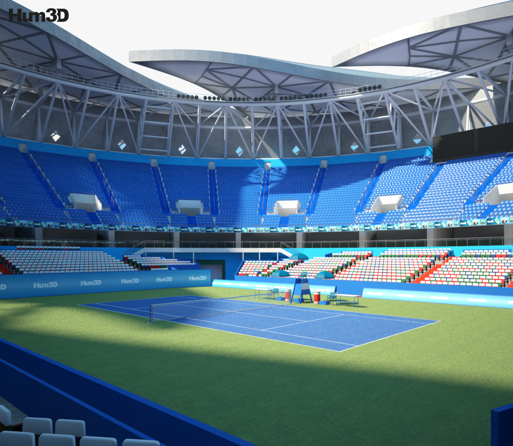 Qizhong Forest Sports City Arena Modelo 3D