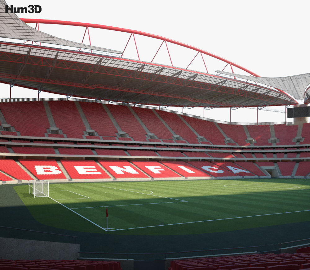 Estadio Da Luz 3d Model Architecture On Hum3d