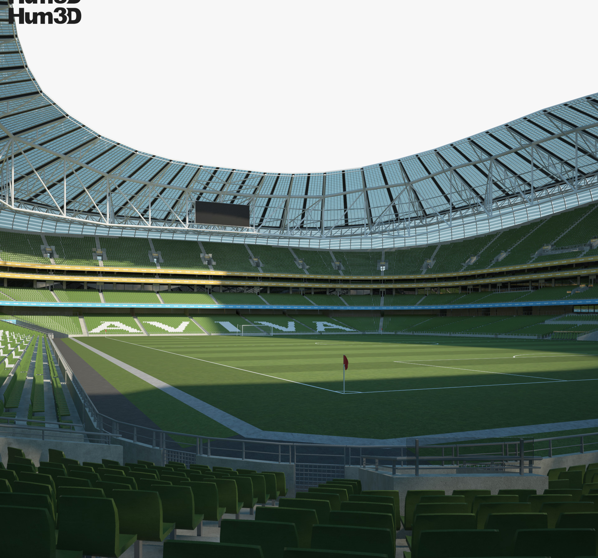 Aviva Stadium 3d model