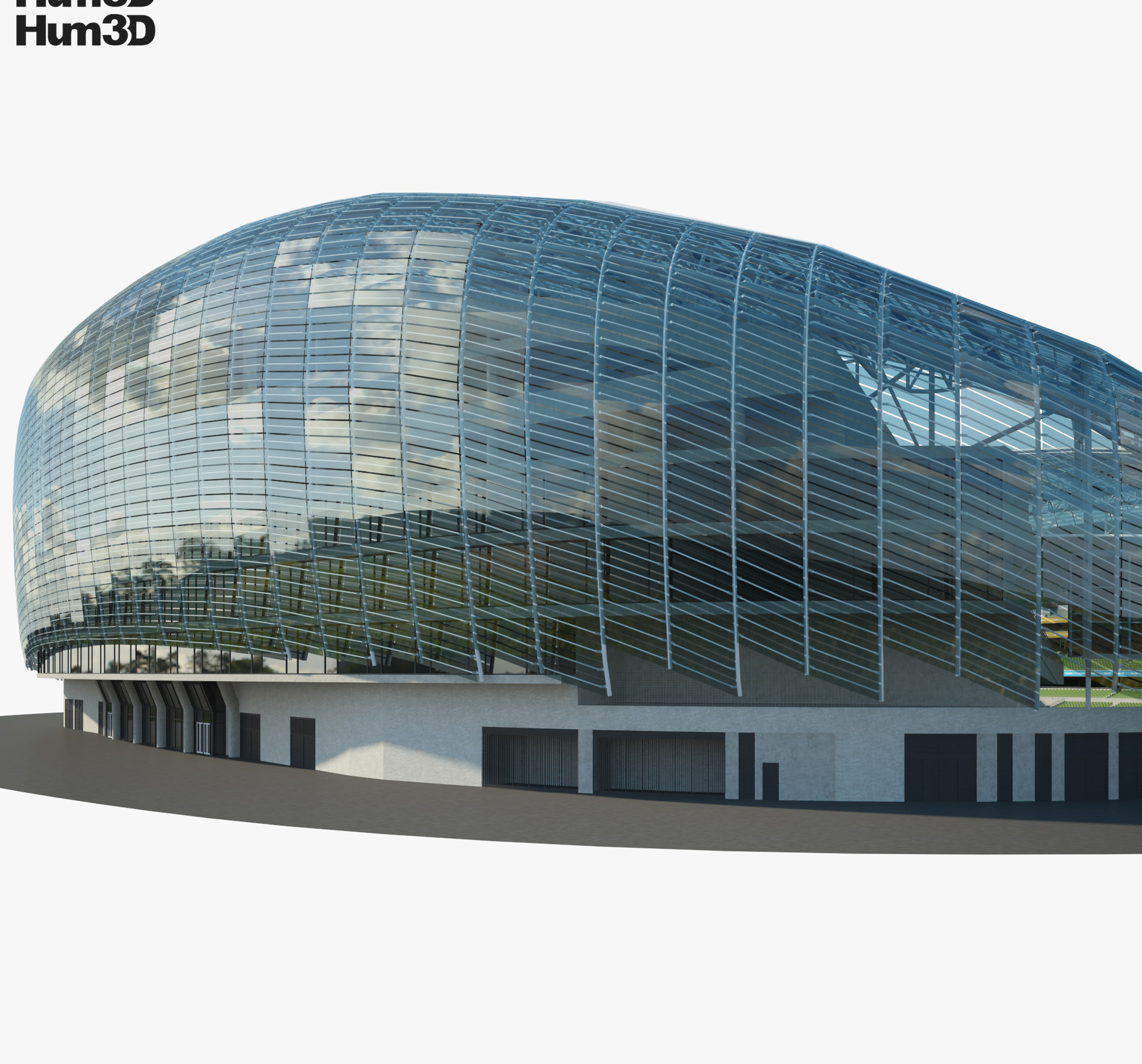Aviva Stadium 3D-Modell