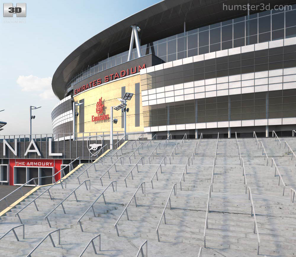 Emirates Stadium 3d model