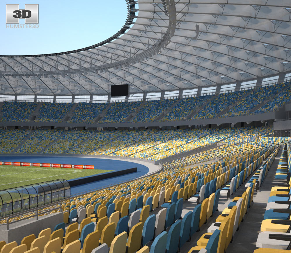 Olympiastadion Kiew 3D-Modell
