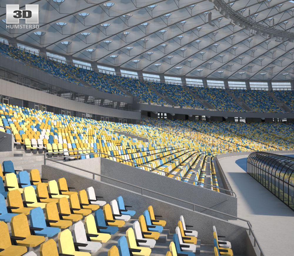 Olimpiyskiy National Sports Complex 3d model