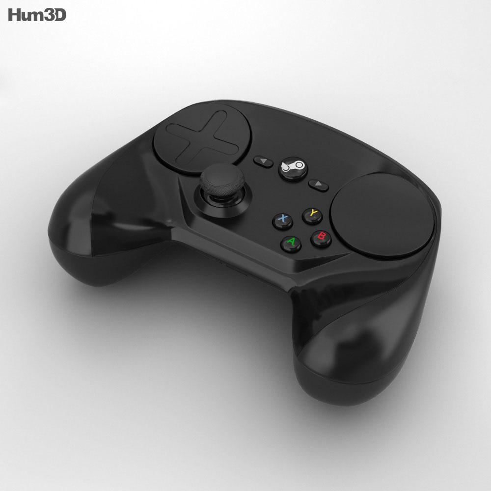 Extreem belangrijk lichten Draaien Steam Controller 3D model - Electronics on Hum3D