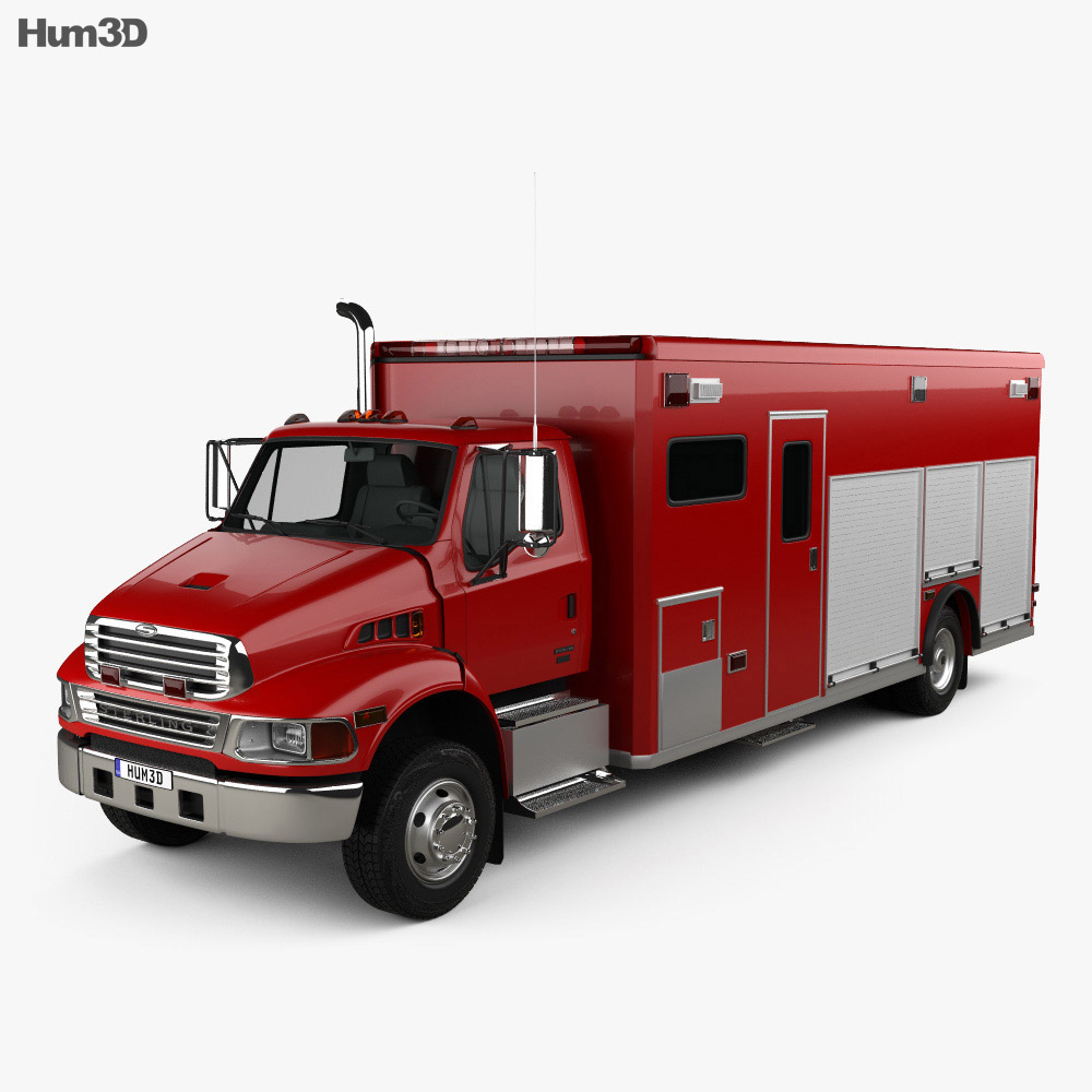 Sterling Acterra Fire Truck 2014 3d model