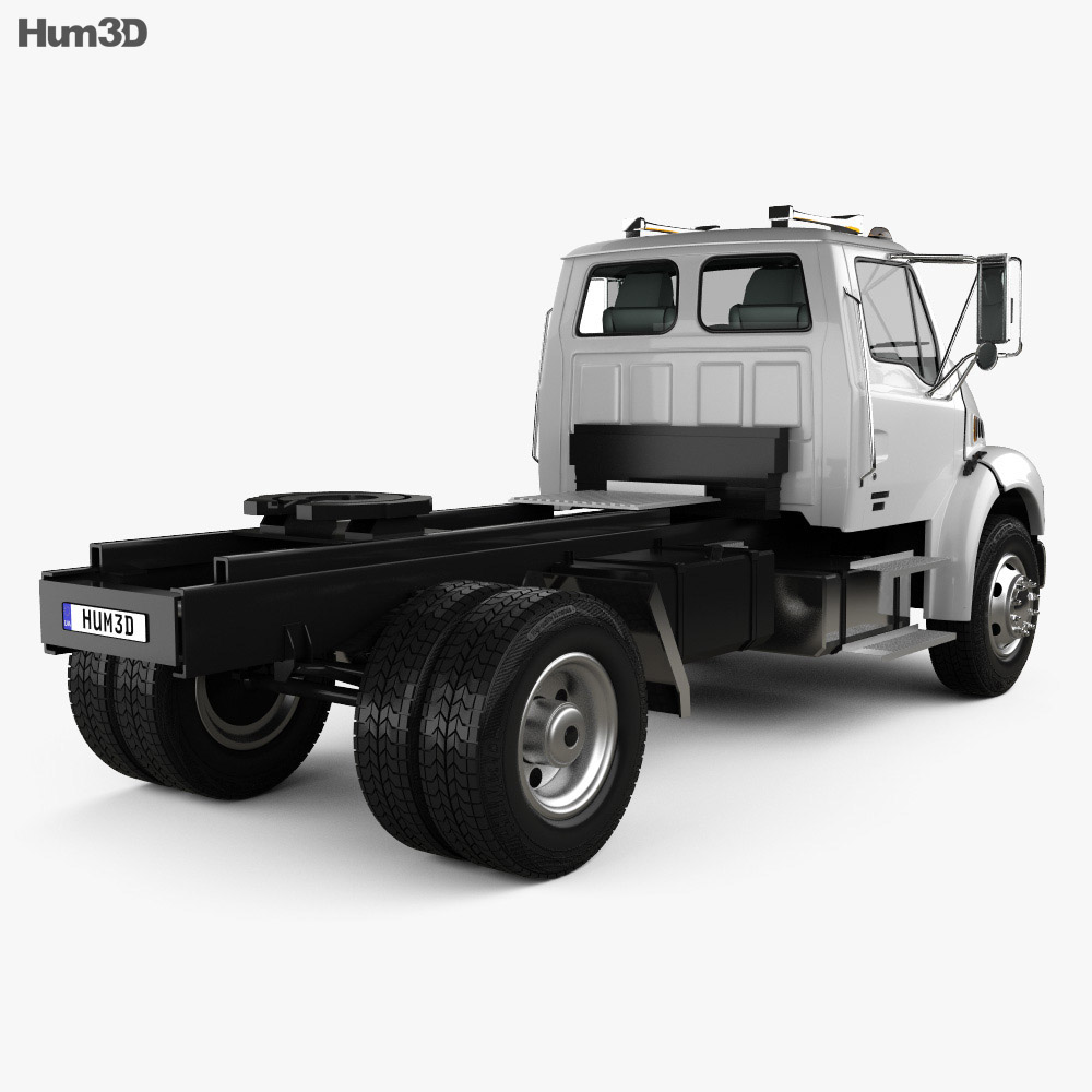 Sterling Acterra Tow Truck 2-axle 2014 3d model back view