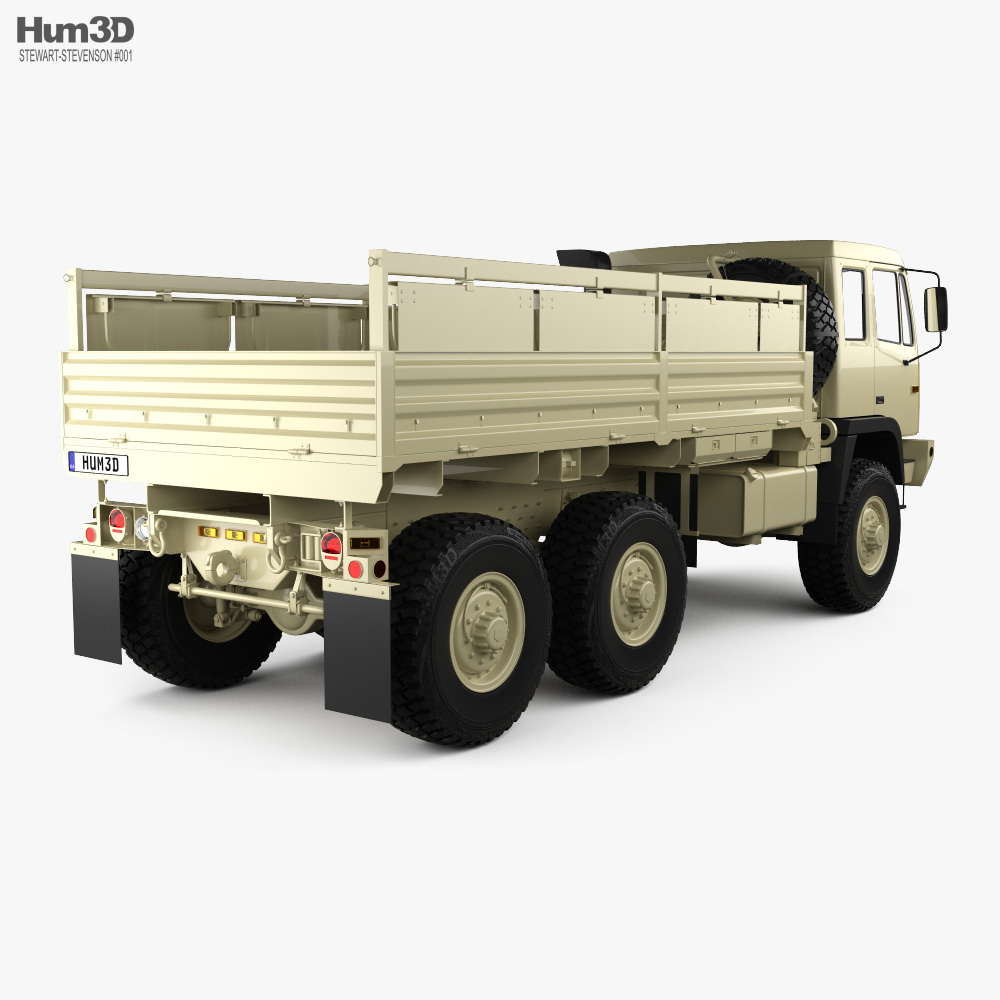 Stewart & Stevenson M1083 MTV Truck 3-axle 2019 3D Model - Vehicles On ...