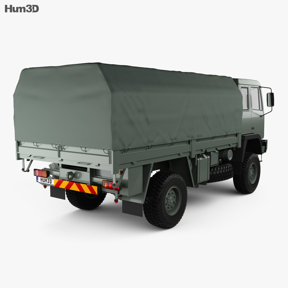 Steyr 12M18 General Utility Truck 1996 3d model back view
